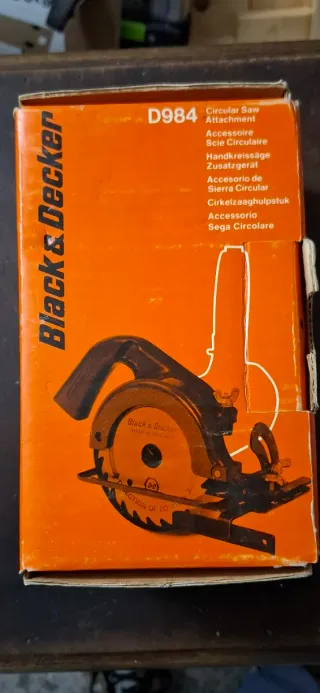Sierra Circular Vintage Black&Decker D984
