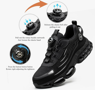 Zapatos de Seguridad Negros Unisex