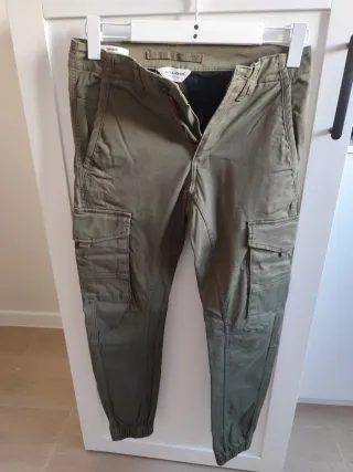 Pantalones cargo Jack & Jones verde