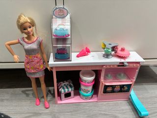 Barbie Pastelera Cocina Juguete