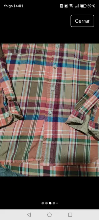 Camisa Ralph Lauren cuadros parche codos