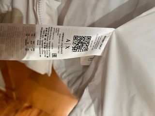 Chaquetón Armani Exchange plumífero blanco