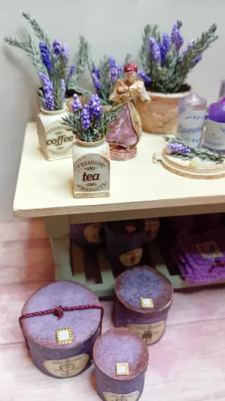 Barattolo Casa delle Bambole con Lavanda