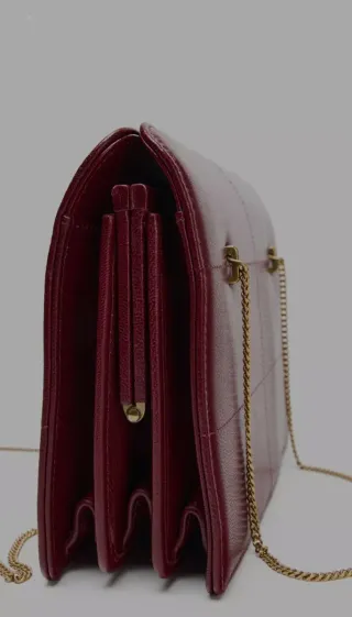 Bolso de hombro de piel Zara