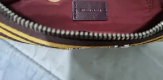 Bolso Bimba y Lola rayas marrón y amarillo