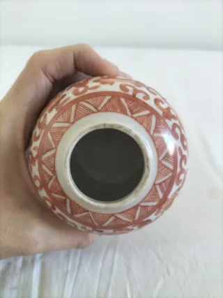 Jarrón chino antiguo porcelana