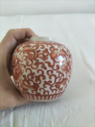 Jarrón chino antiguo porcelana