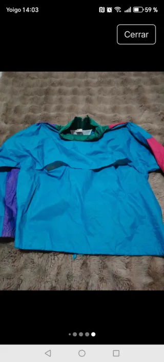 Cortavientos Luanvi Retro Vintage Talla XL