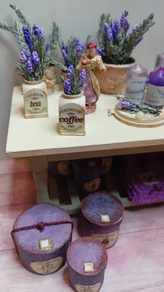Barattolo Casa delle Bambole con Lavanda