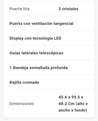 Horno Edesa EOE-4530 X/A.