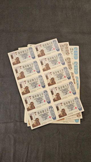 Lotería Nacional 1986 sorteos 20, 24 y 46