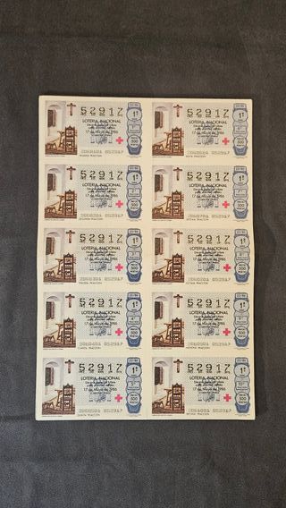 Lotería Nacional 1986 sorteos 20, 24 y 46