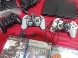 Consola PlayStation 2 Slim Negra + Accesorios