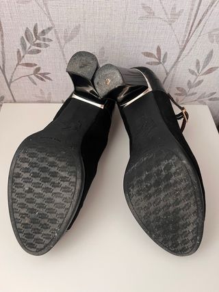 Zapatos Pitillos Tacon Negro Talla 37