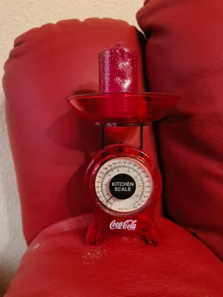 Báscula Cocina Coca-Cola Roja