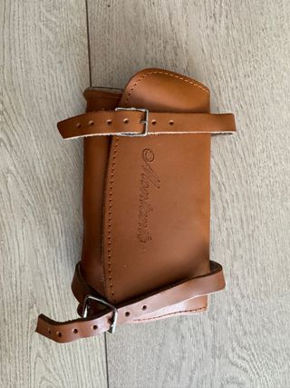 Borsello porta attrezzi bici vintage in cuoio