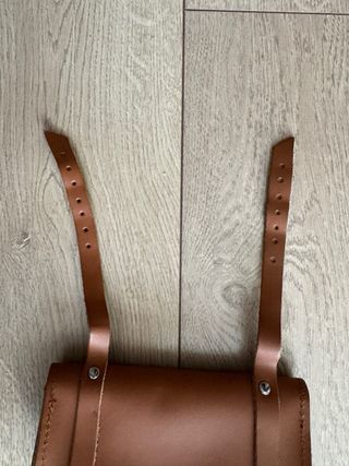 Borsello porta attrezzi bici vintage in cuoio