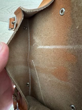 Borsello porta attrezzi bici vintage in cuoio