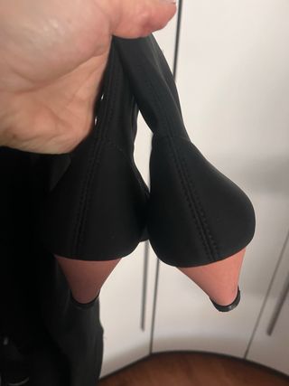 Botas altas Bimba y Lola piel neopreno negras