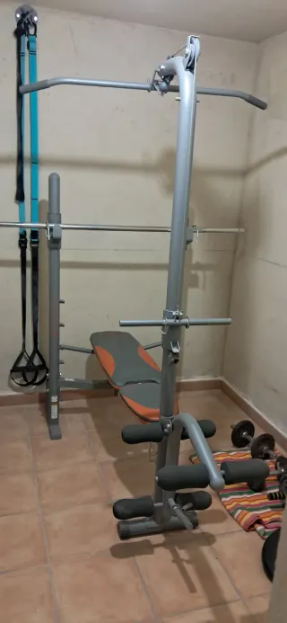 Banco de musculación multifunción