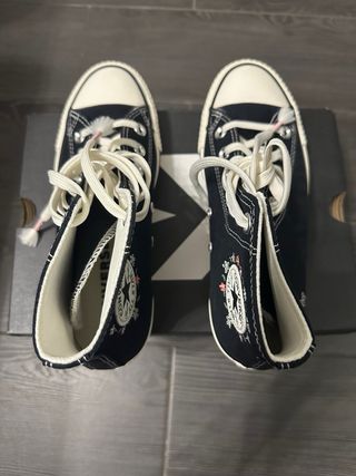 Converse CTAS Hi Embroidered Flowers Nuevas