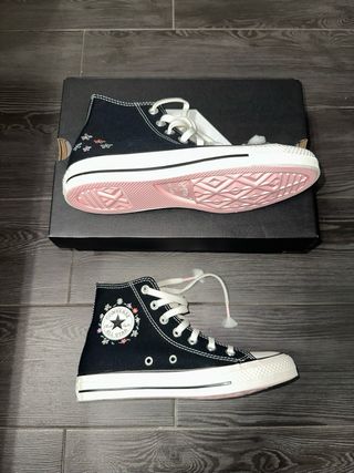 Converse CTAS Hi Embroidered Flowers Nuevas