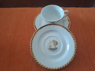 Tazze da cioccolata Caffarel in porcellana