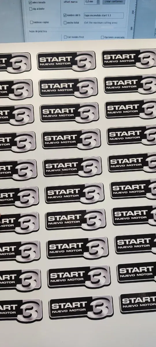 Pegatina Tapa Encendido Derbi Variant Start 3