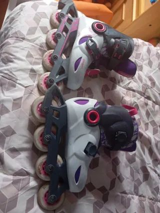 Patines ajustables niña T. 28-30