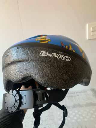 Casco bici infantil abejas azul