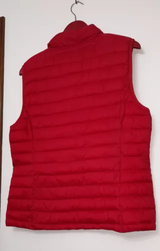 Chaleco acolchado rojo