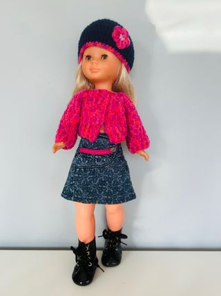 Conjunto Nancy: Chaqueta, Falda y Gorro