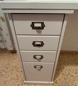 Escritorio blanco madera Ikea