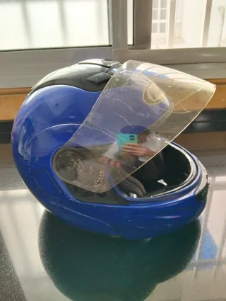 Casco Moto HJC Azul Talla XS (54cm)