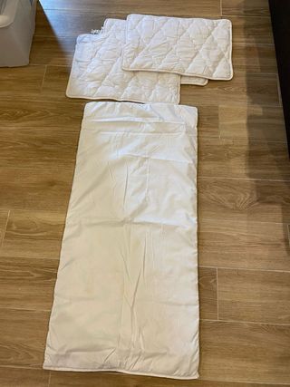 Ropa de cuna estrellas: funda, protector y sábana