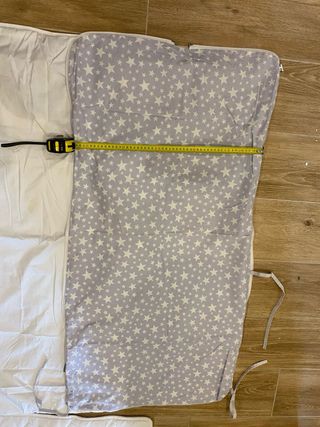 Ropa de cuna estrellas: funda, protector y sábana