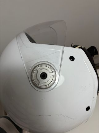 Casco Jet NZI - Talla M - Blanco y negro