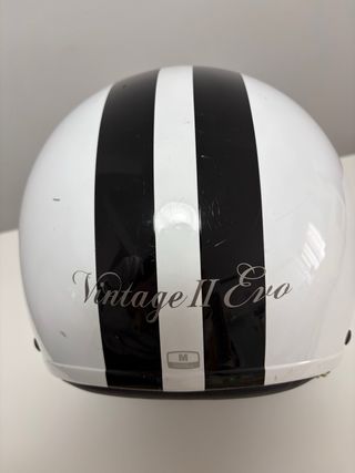 Casco Jet NZI - Talla M - Blanco y negro