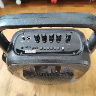 Altavoz Karaoke Daewoo International Negro