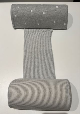 Cojín antivuelco Babyclic gris rayas