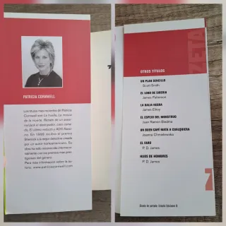 Thrillers. M Connelly, NT Rosenberg y P Cornwell