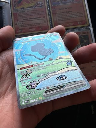 Mew EX Burbuja Carta Pokémon