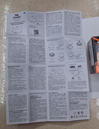 Baliza V16 ExtraStar DGT Luz Emergencia