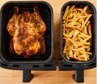 Freidora Doble Easy Fry & Grill Moulinex