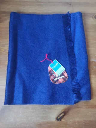 Bufanda azul Courtaulds nueva con etiqueta