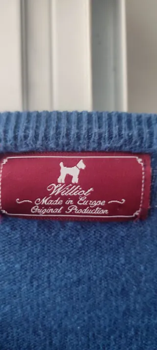 Jersey Azul Marino Cuello Pico