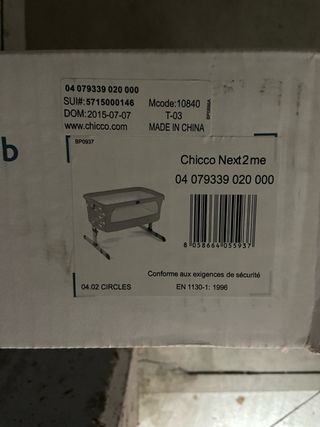 Minicuna Chicco Next2me