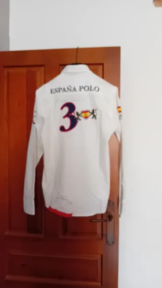 Camisa Blanca Valecuatro Talla XS Bordados