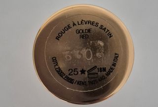 Labial Gucci Satin Lip Goldie red Colour n° 25