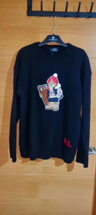 Jersey Polo Ralph Lauren Oso RL Negro